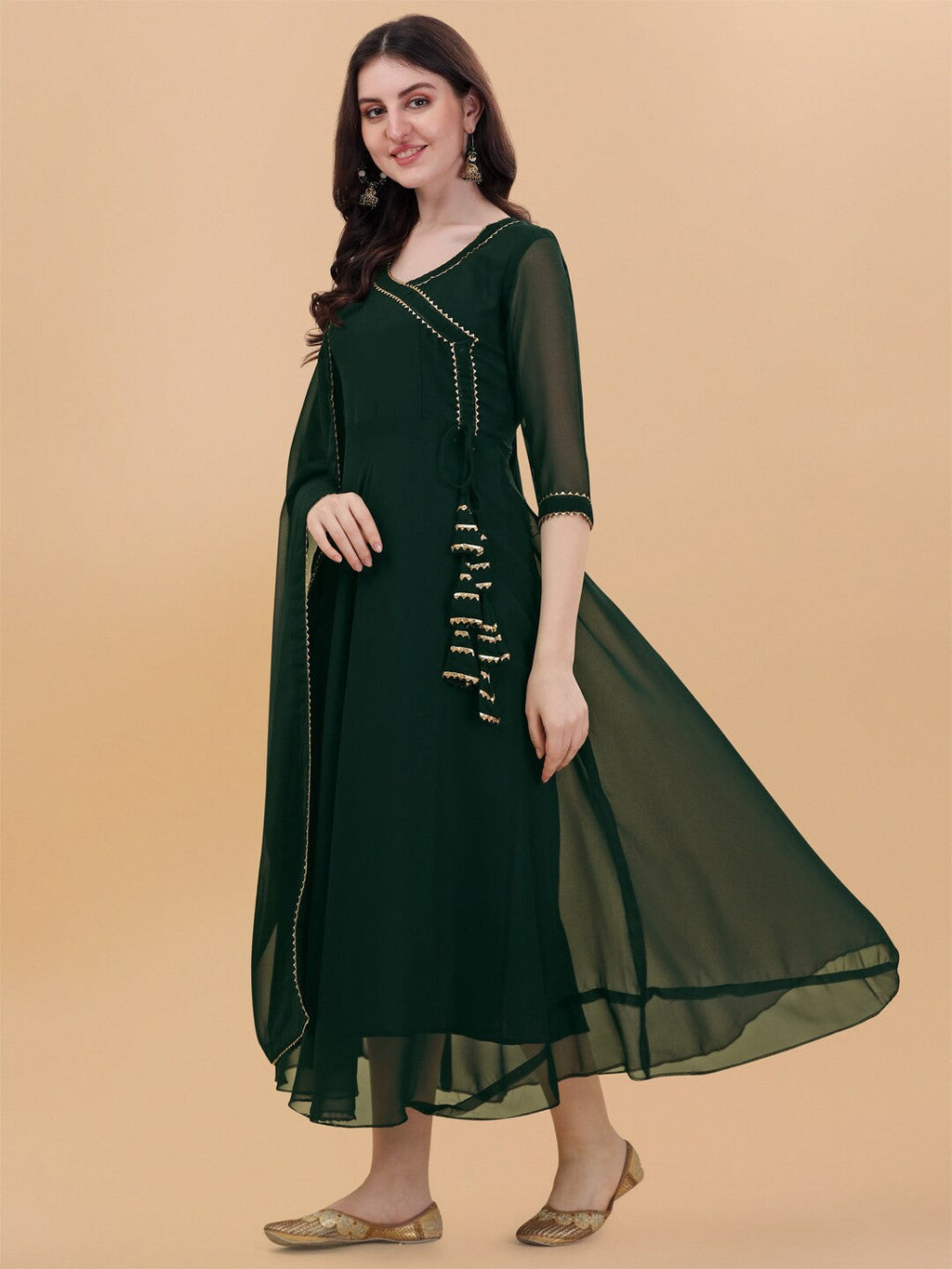 Solid Chiffon Maxi D050