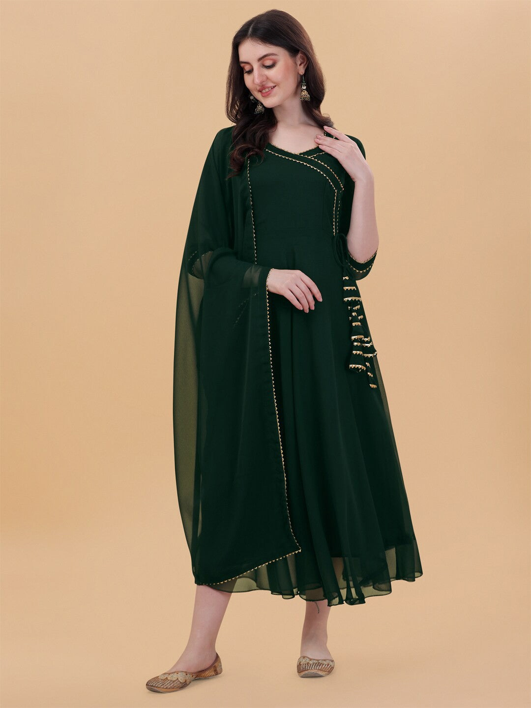 Solid Chiffon Maxi D050