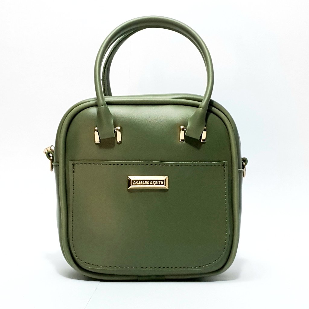 Compact Olive Green Cross-body Bag