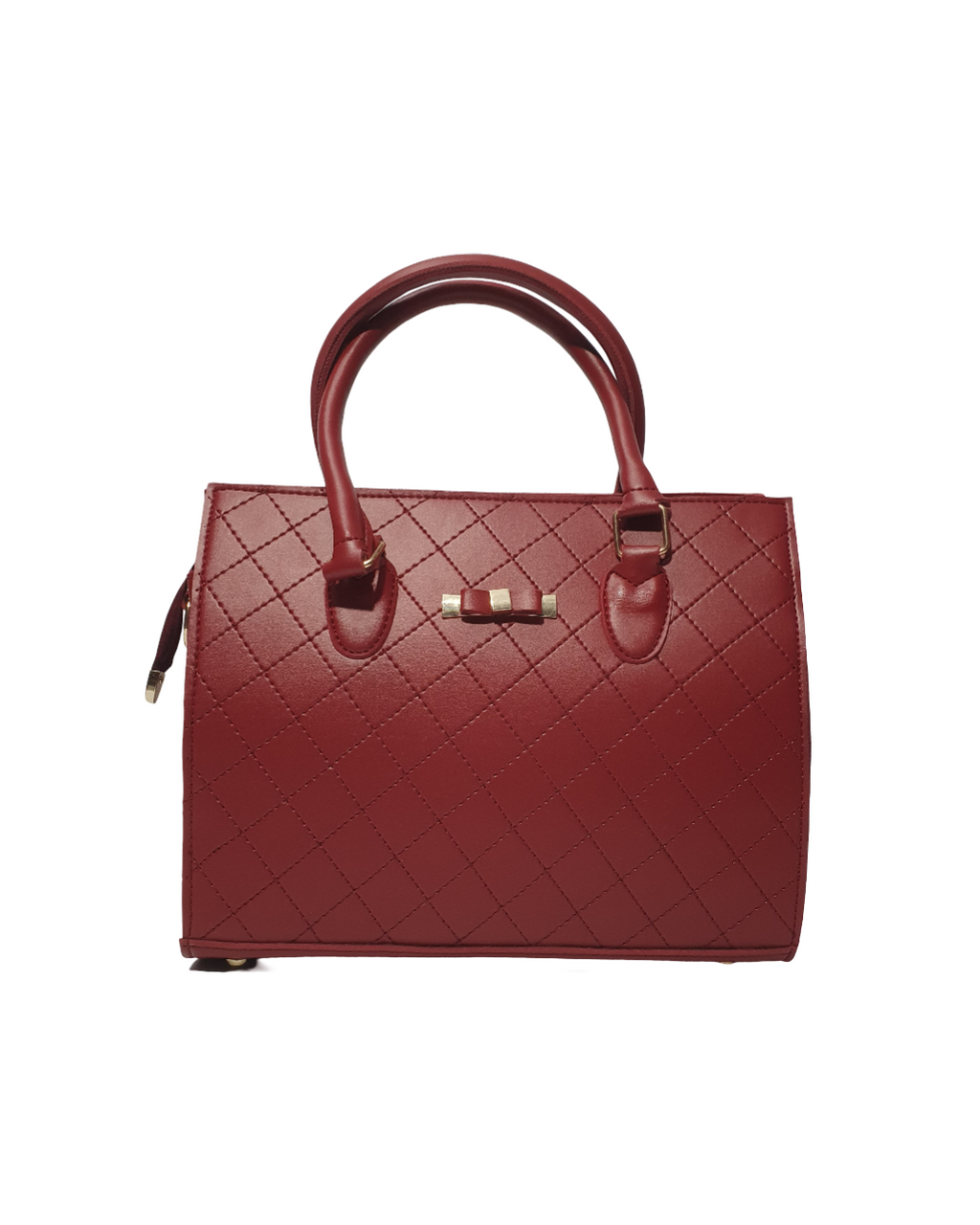 Elegant Quilted Structured Handbag