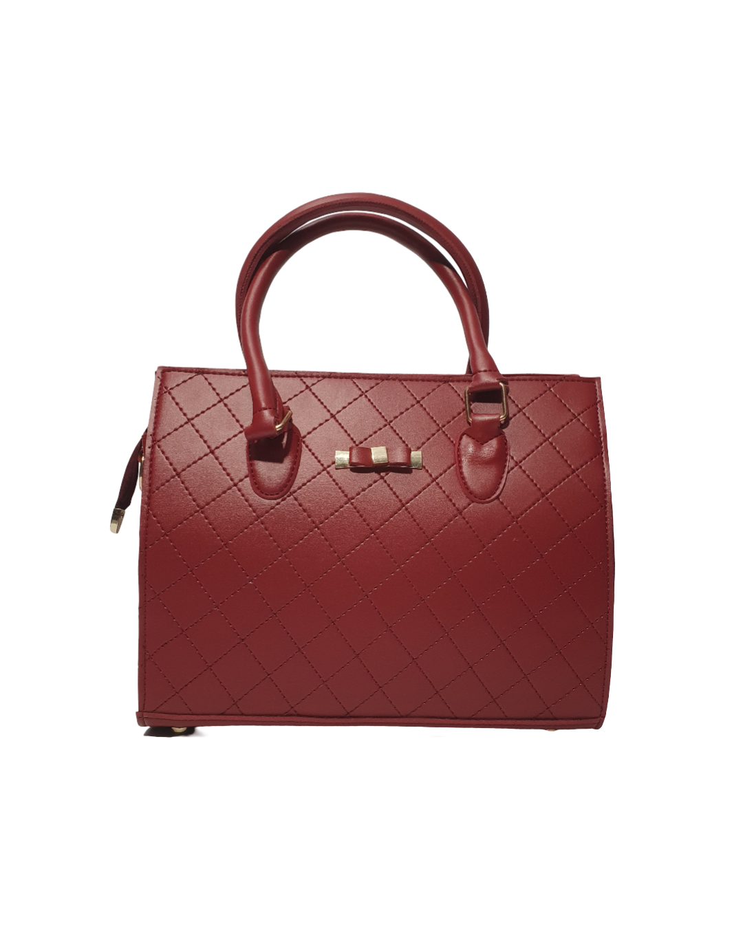 Elegant Quilted Structured Handbag