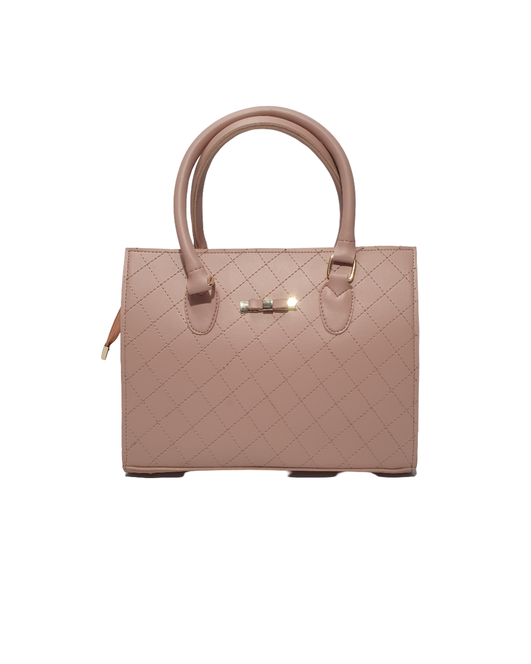 Elegant Quilted Structured Handbag