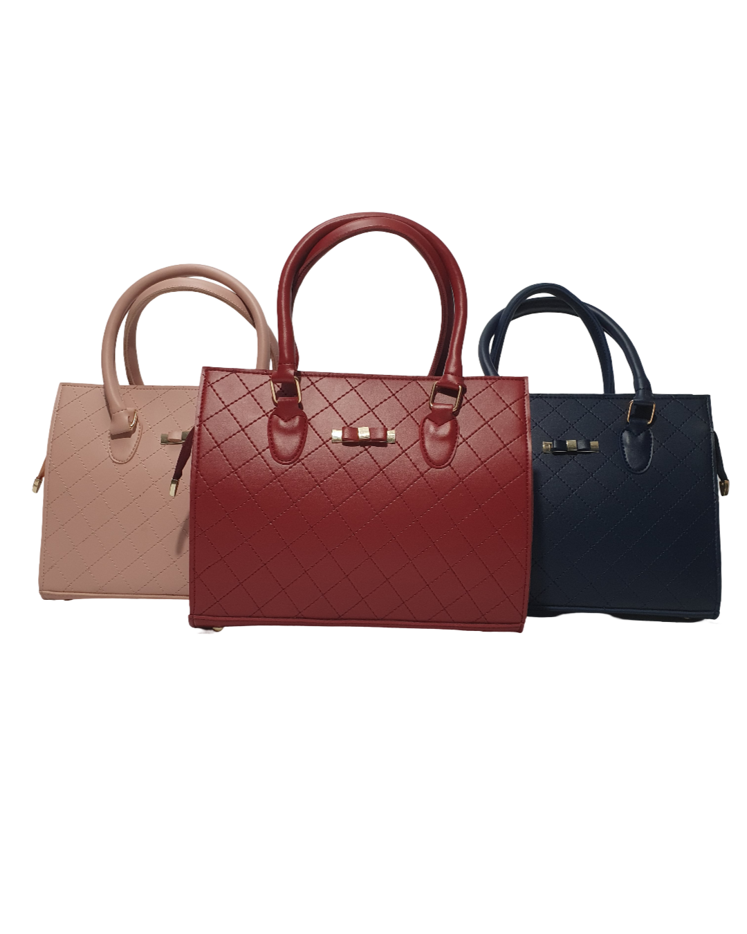 Elegant Quilted Structured Handbag