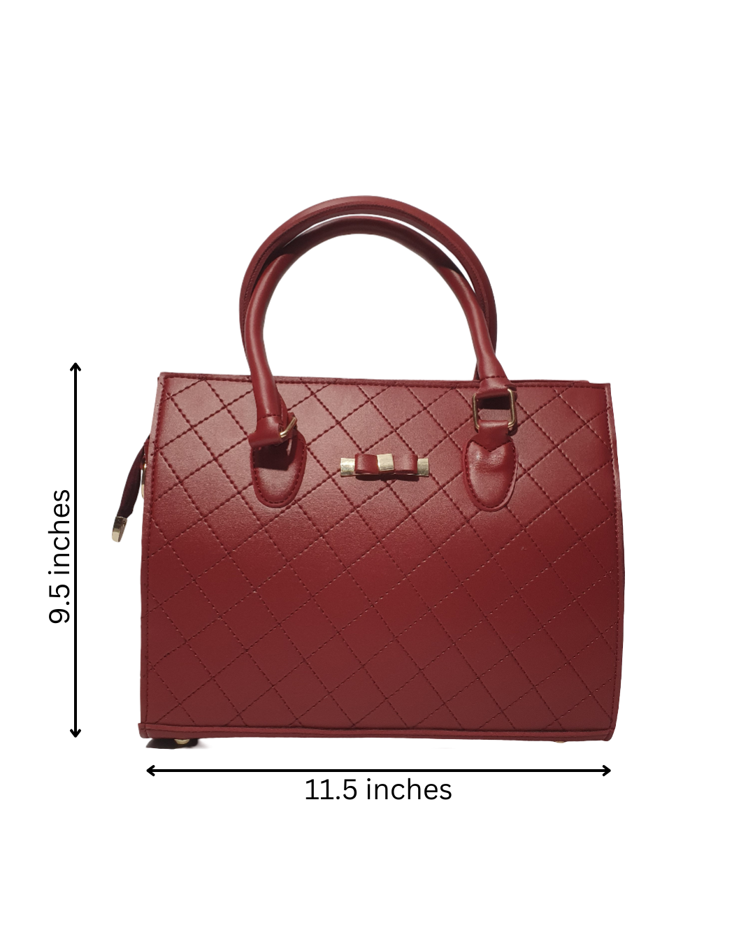 Elegant Quilted Structured Handbag