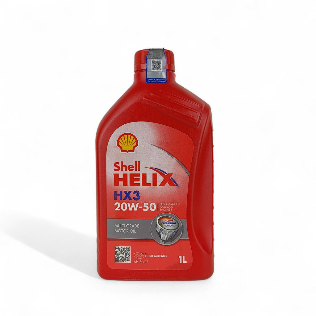 SHELL Helix HX3 20W-50 (20w50) Engine Oil - 4L, 3L, 1L