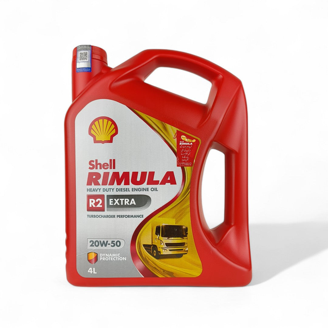 SHELL Rimula R2 Extra 20W-50 (20w50) Engine Oil - 4L