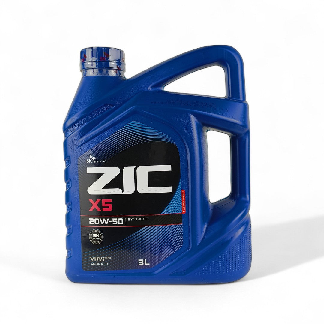 ZIC 20W-50 (20w50) X5 Engine Oil - 3L, 4L