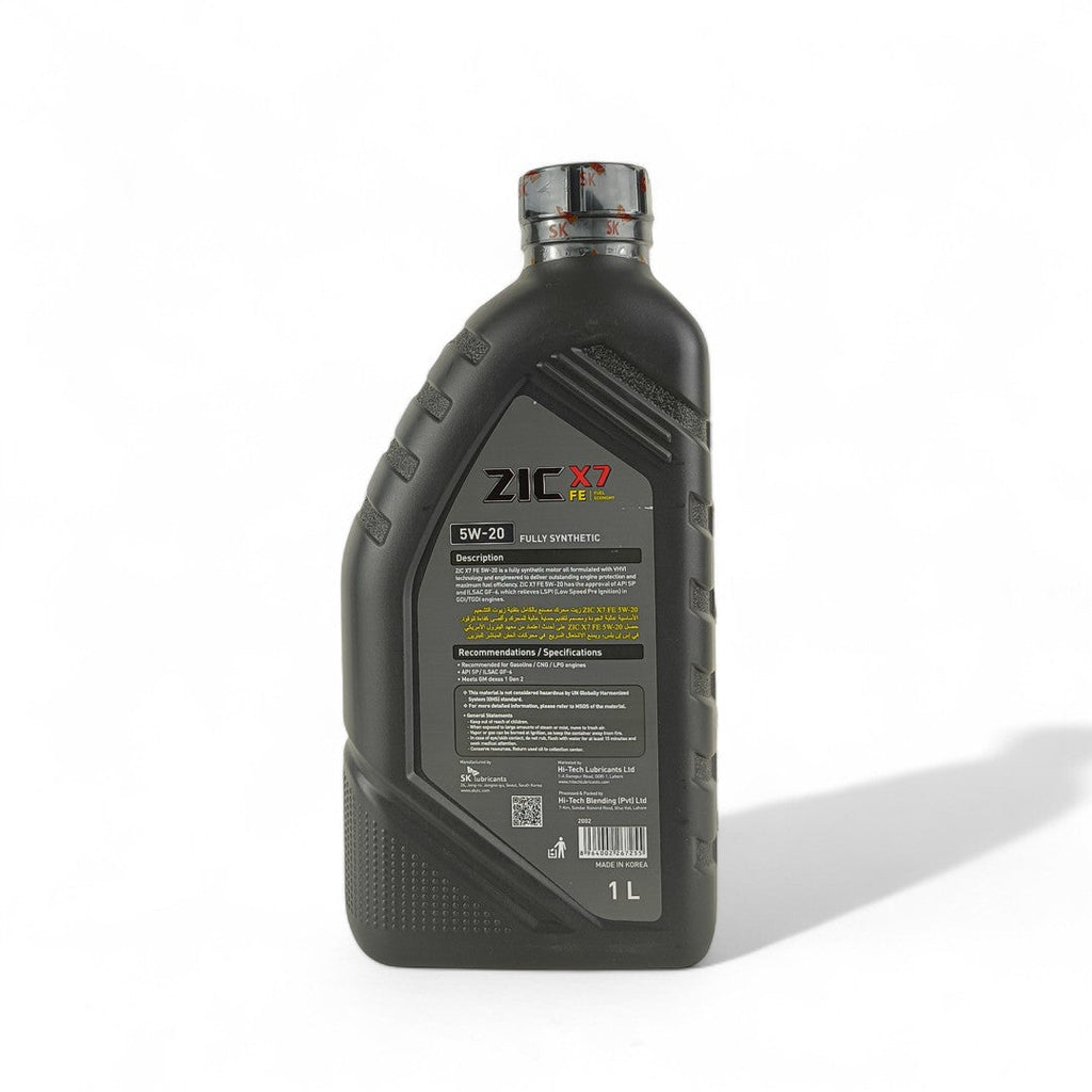 ZIC 5W-20 (5w20) X7 FE Engine Oil - 4L