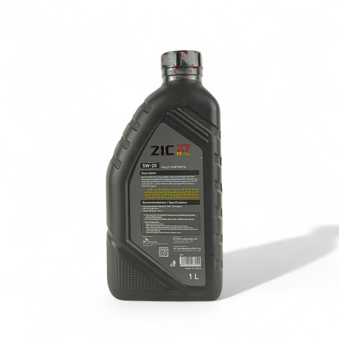 ZIC 5W-20 (5w20) X7 FE Engine Oil - 4L